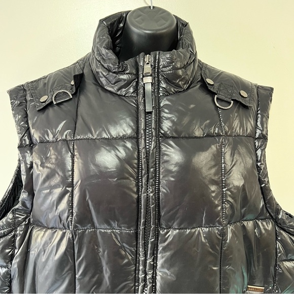 Sean John Men's Streetwear Y2K Black Puffer Vest Size Large - Picture 8 of 12